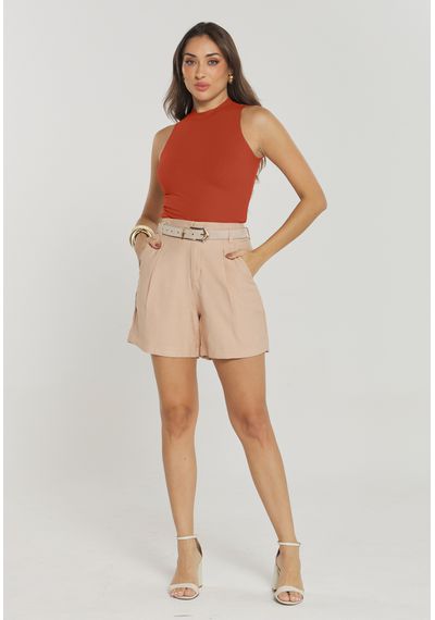 BLUSA CANELADA - 8115.FERRUGEM - RUDÉLY LOJA