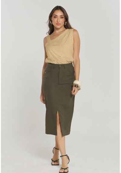 BLUSA ASSIMÉTRICA LAISE - 8803.BEGE - RUDÉLY LOJA