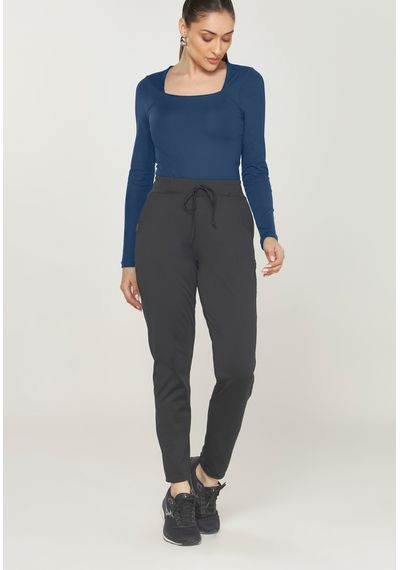 BLUSA DECOTE QUADRADO - 8841.AZUL - RUDÉLY LOJA