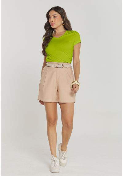 T-SHIRT CONFORTO - 4744.VERDE LIMA - RUDÉLY LOJA