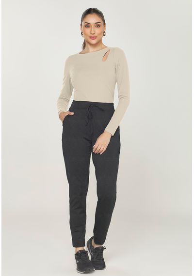 CALÇA JOGGER FEM. M. THERMO - 5318.MESCLA PRETO - RUDÉLY LOJA