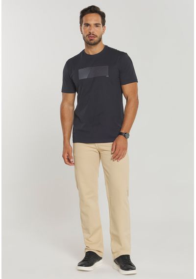 CAMISETA PIMA C/ ESTAMPA - 3754.PRETO - RUDÉLY LOJA