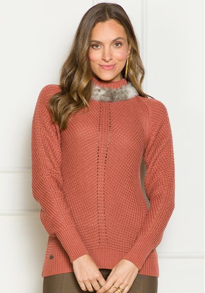 PULL PELE GOLA - 9654.FERRUGEM - RUDÉLY LOJA