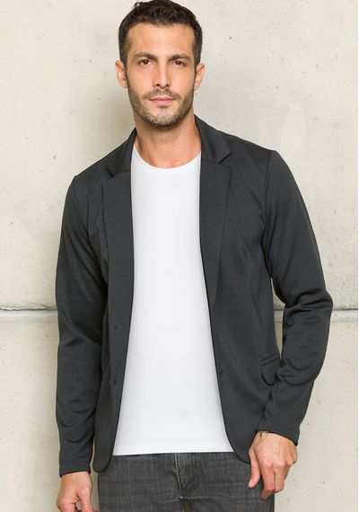 BLAZER MASCULINO - 6177.PRETO - RUDÉLY LOJA