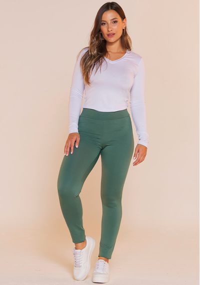 BLUSA DECOTE V - 3398.BRANCO - RUDÉLY LOJA
