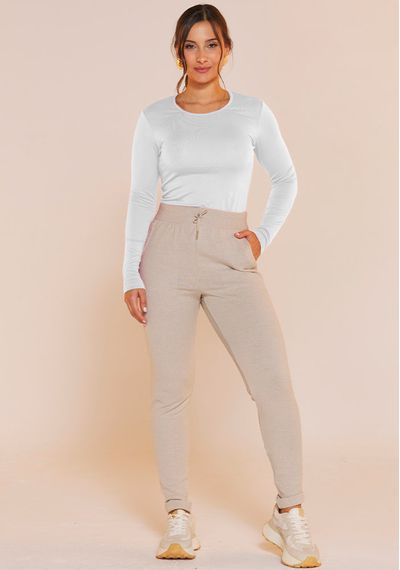 BLUSA DECOTE REDONDO - 4251.BRANCO - RUDÉLY LOJA
