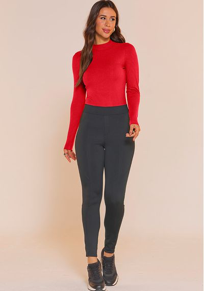 BLUSA CANELADA - 8170.VERMELHO - RUDÉLY LOJA
