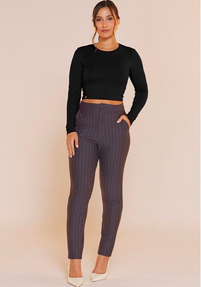 CROPPED CANELADO - 8702.PRETO - RUDÉLY LOJA