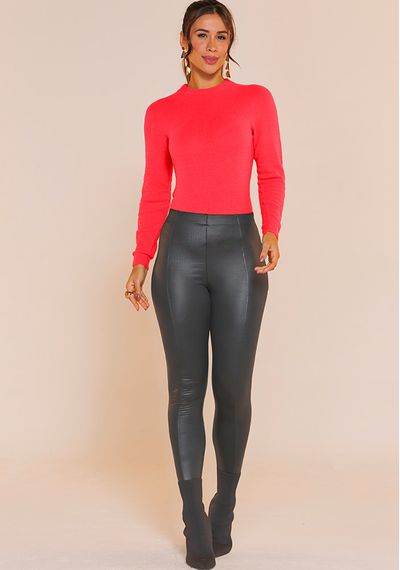 BLUSA BÁSICA PLUMA - 9636.MELANCIA - RUDÉLY LOJA