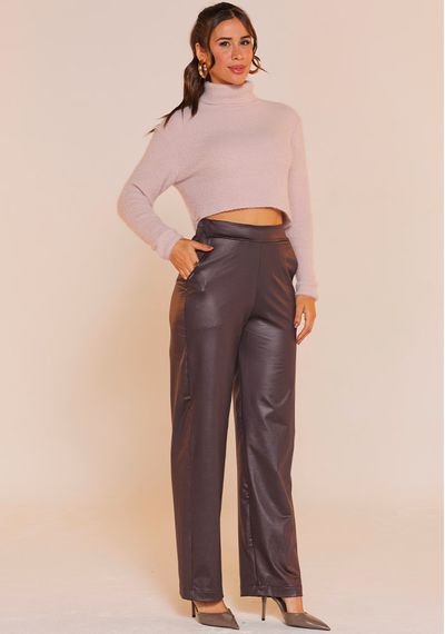 PULL CROPPED NEVE - 9747.ROSA - RUDÉLY LOJA