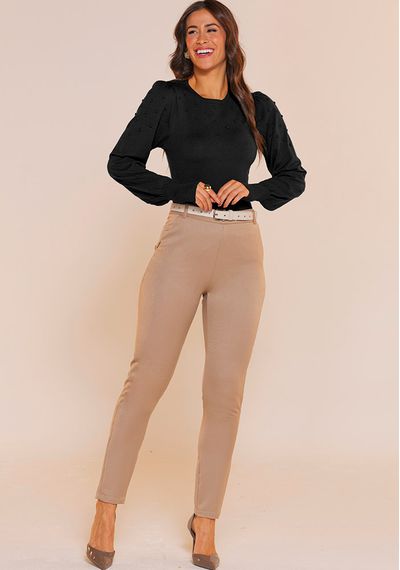 BLUSA BUFANTE FUTURE - 9759.PRETO - RUDÉLY LOJA