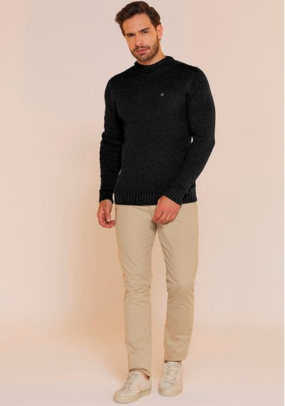 BLUSÃO MASCULINO RELEVOS - 9801.PRETO OURO - RUDÉLY LOJA