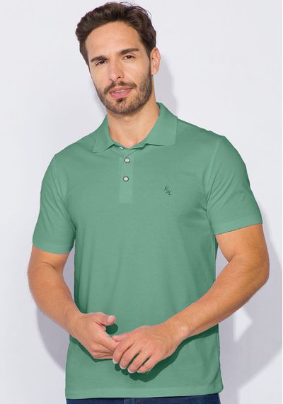 Polo Básica - 3613.VERDE CLARO - RUDÉLY LOJA