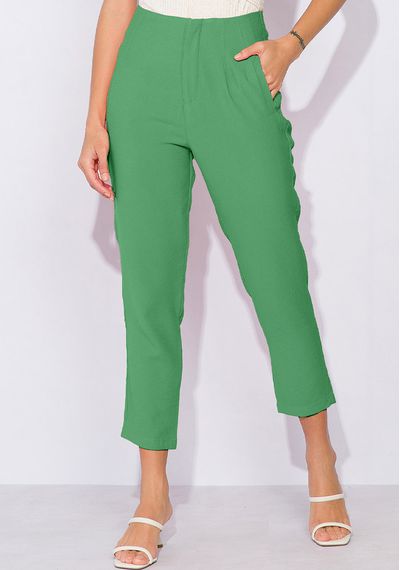 Calça Slim Viscose - 5339.VERDE - RUDÉLY LOJA