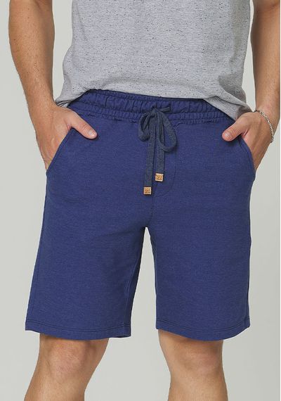 BERMUDA MOLETINHO - 1304.AZUL JEANS - RUDÉLY LOJA