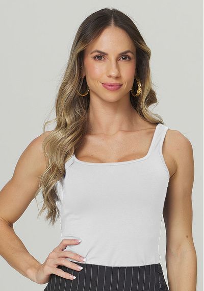 REGATA VISCOLYCRA - 3782.BRANCO - RUDÉLY LOJA