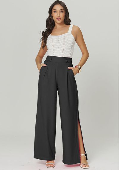 CALÇA PANTALONA FLUID - 5366.PRETO - RUDÉLY LOJA