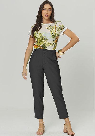CALÇA ALFAIATARIA VISCOSE - 5368.PRETO - RUDÉLY LOJA