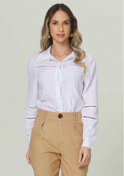 CAMISA NATURE - 8712.BRANCO - RUDÉLY LOJA