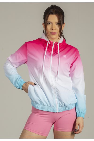 Jaqueta Corta Vento Feminina Classic Sublimado Clean Dulk