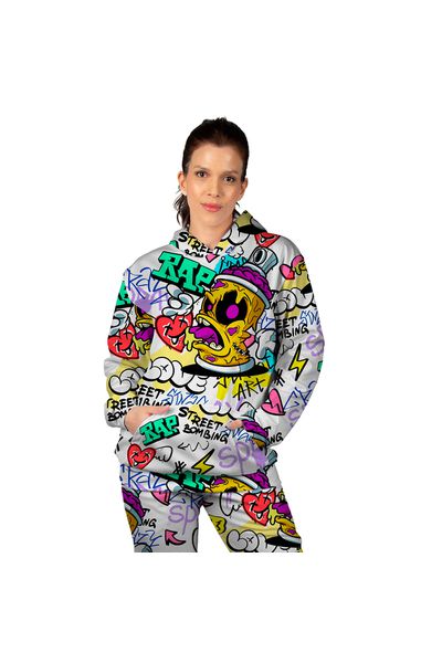 Conjunto Moletom Rap Feminino Dulk