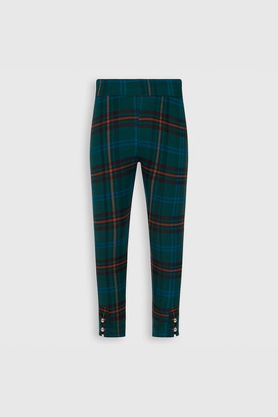 Legging San Francisco Plaid Green - Maison Antonella