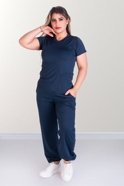 Scrub Confort Azul Marinho