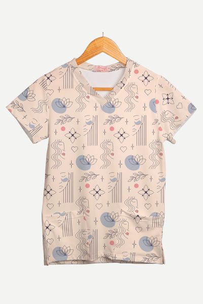 Blusa Estampada Beleza da Alma em Malha Confort