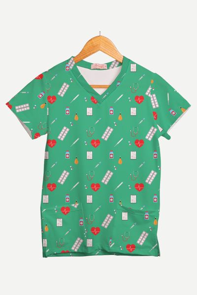 Blusa Estampada Saúde em Equilíbrio em Malha Confort
