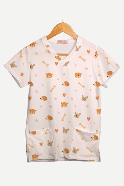 Blusa Estampada Dog Love em Malha Confort