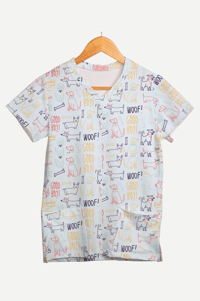 Blusa Estampada Cãoligrafia em Malha Confort