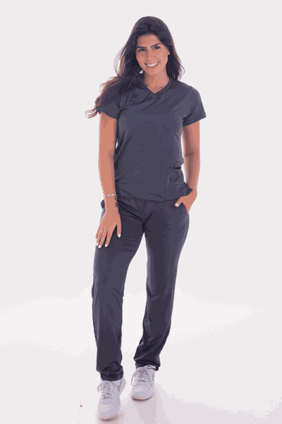 Scrub Confort Cinza
