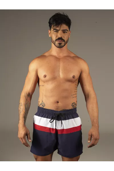 Short Masculino Estampado Red Dulk
