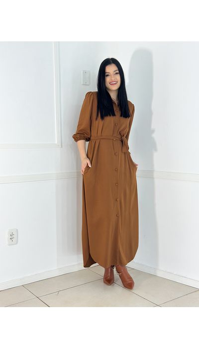 Chamise Stella Caramelo - 084 - Belíssima Moda Evangélica