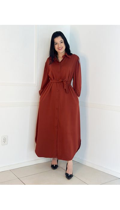Chamise Stella Terracota - 086 - Belíssima Moda Evangélica