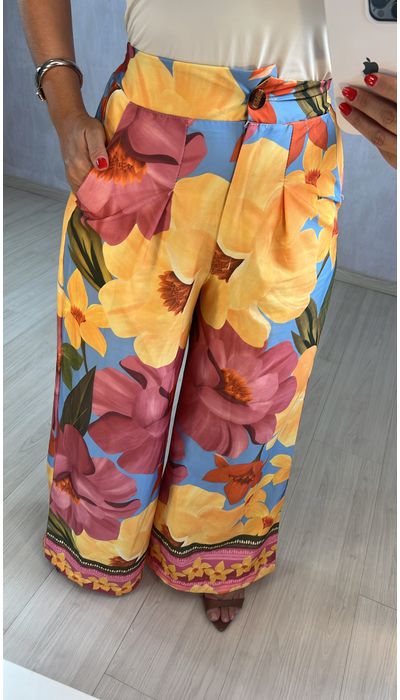 CALÇA ESTAMPADA - FU... - KARINA CINTRA