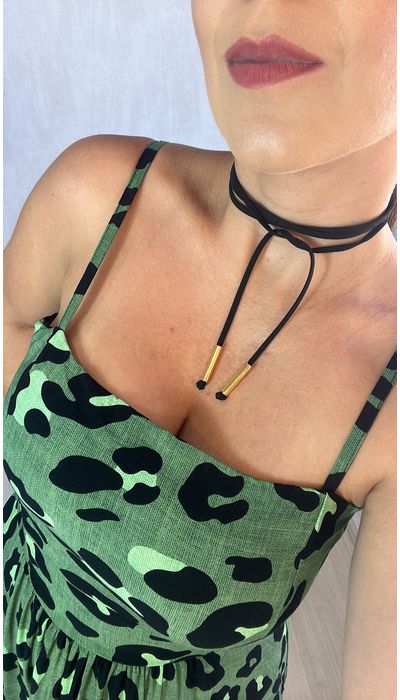CHOCKER CAMURÇA PRET... - KARINA CINTRA