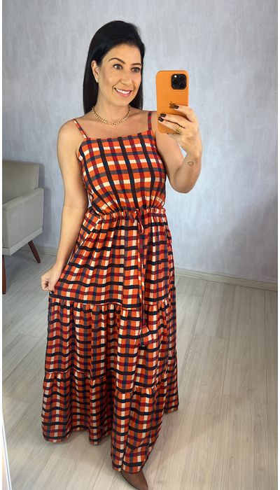 VESTIDO XADREZ COLOR... - KARINA CINTRA