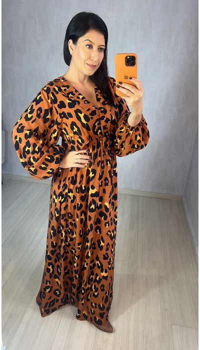 VESTIDO ANIMAL PRINT... - KARINA CINTRA