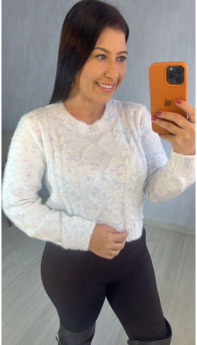 BLUSA MANGA LONGA TR... - KARINA CINTRA