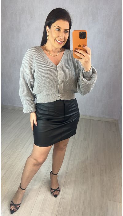 BLUSA HELENA CINZA - KARINA CINTRA