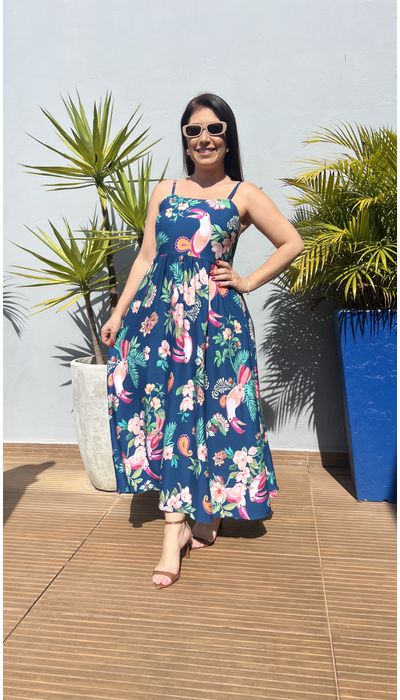 Vestido Gabi Azul Ma... - KARINA CINTRA