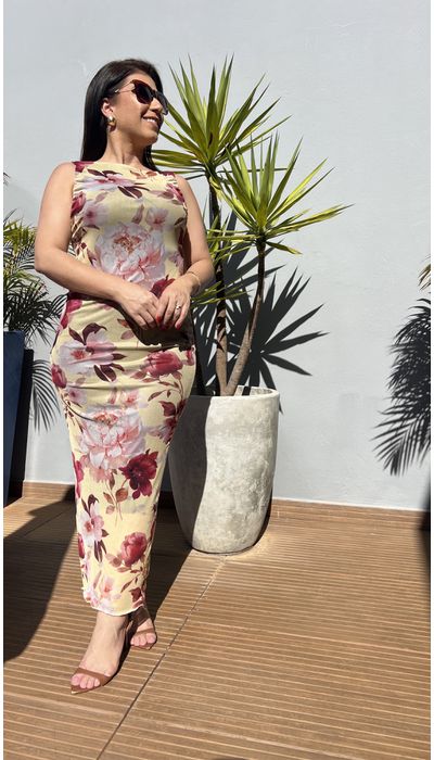 Vestido Laís Tule Fo... - KARINA CINTRA
