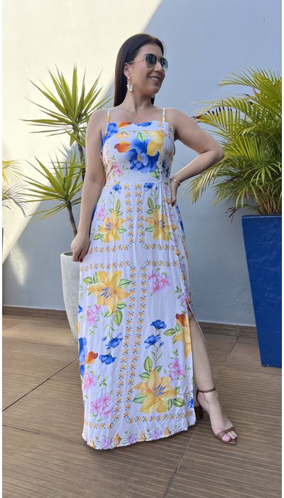 Vestido Midi Viscose... - KARINA CINTRA