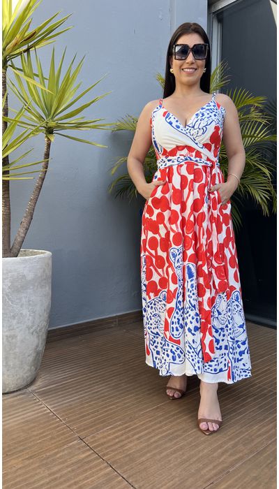 Vestido Midi Linho E... - KARINA CINTRA