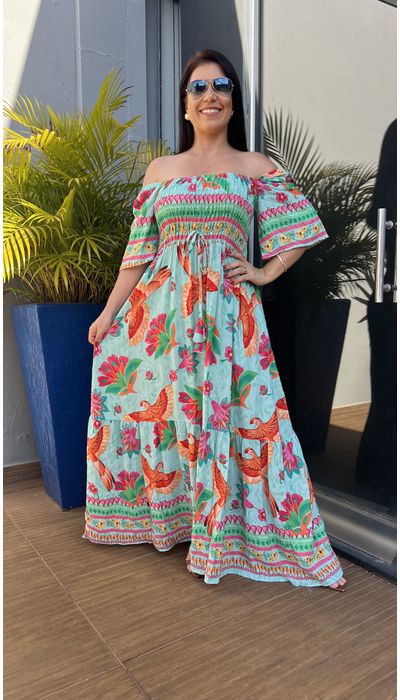 Vestido Midi Estampa... - KARINA CINTRA