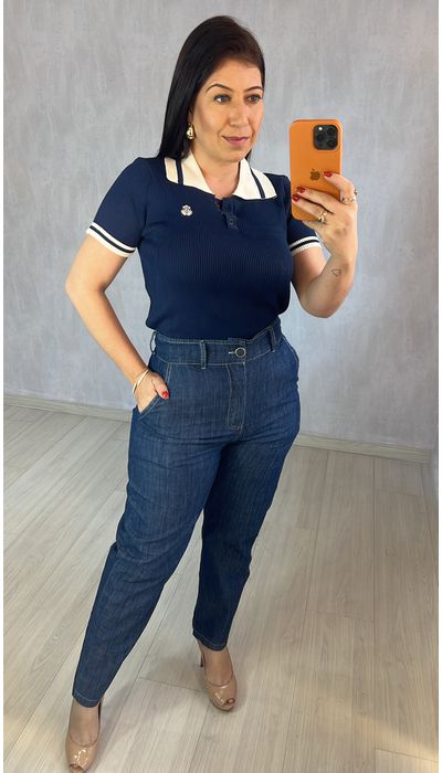 Blusa Gola Polo Femi... - KARINA CINTRA