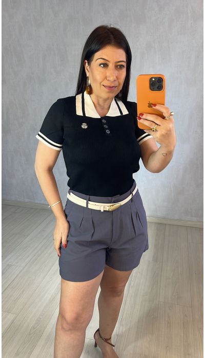 Blusa Gola Polo Femi... - KARINA CINTRA