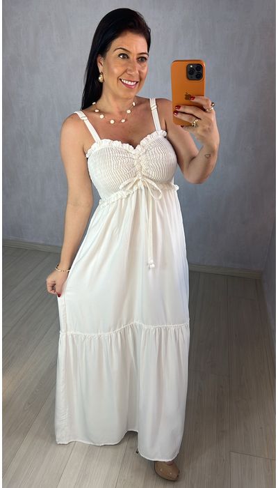 VESTIDO RAISSA BRANC - KARINA CINTRA