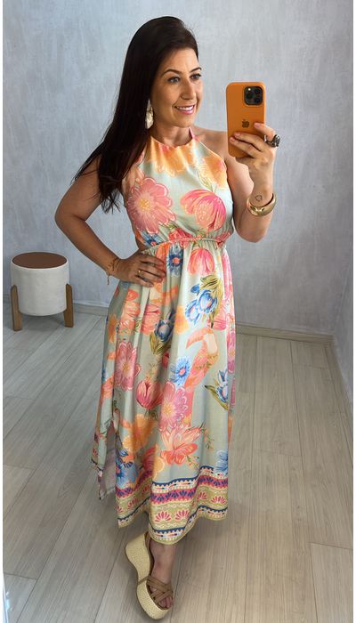 VESTIDO FERNANDA FLO... - KARINA CINTRA